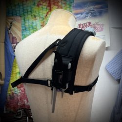 画像4: ラジオハーネスstd 男性用左利き, カスタムカラー / ダイヤモンド・マルチカラー(送料込)